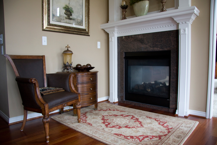 Two room fireplace